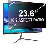 RUORD 10 Stanze Pellicola Privacy 23.6 Pollici 16:9 (52.2x29.4cm) Monitor - Filtro Privacy Schermo Luce Blu & Anti-Riflesso, Rimovibile | Filtro Privacy PC per Ufficio