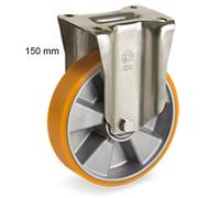 Ruota 150 mm in poliuretano TR con supporto fisso P - Tellure Rota
