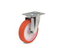 RUOTA 160X40 NYLON-POLIURETANO C/BOCCOLA SUPPORTO GIREVOLE MEDIO ZN