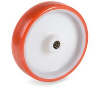 Ruota 200mm foro 20mm poliuretano nucleo in poliammide tellure rota SERIE 60