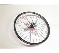 RUOTA 26 MTB ANT. FRENO DISCO NERA DOPPIA CAMERA SU SFERE