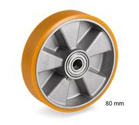 Ruota 80 mm in poliuretano TR - Tellure Rota
