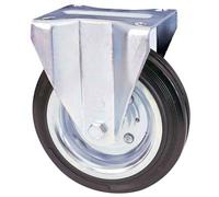 Valsecchi Ruota a Forcella Su Piastra 80A Avo Nera D.mm 140x37 P.mm 115x85