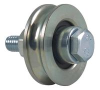 Ruota a gola tonda da 40 mm con 1 cuscinetto a sfera