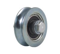 Ruota a gola tonda da 50 mm con 1 cuscinetto a sfera