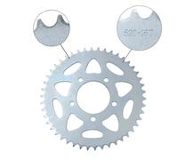 Ruota a motore posteriore 45T 44T 46T Denti della catena a pignone posteriore compatibile con accessori per motociclisti in bici da sporco adatta ai modelli TRK502C BG300 BN302 TNT300 BJ250(1Pc 46T)