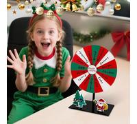 Ruota A Premi Di Natale - 7,09 X 9,84 X 7,83 Pollici Gioco Filatore A Premi Acrilico | Spinner Di Roulette Da Tavolo | Ruota A Prremi, Natale, Festa, Gioco, Decorazione