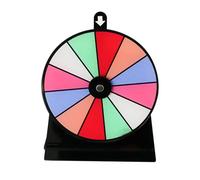 Ruota a premi per spinner roulette - ruota di gioco di rotazione acrilica da tavolo con supporto staccabile | Cancellatura della slot display per il concorso pub evento di di giveaway per la