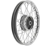 Ruota a raggi 1,5x16 pollici - Cerchio in acciaio, cromato + raggi cromati
