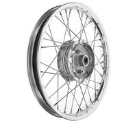 Ruota a raggi 1,5x16 pollici - Cerchio in lega lucido + Raggi in acciaio inox