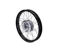 Ruota a raggi 101_Octane 1.60x16 in alluminio nero per modelli Simson