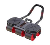 Ruota a rulli addominali - ruota 'esercizio addominale | Attrezzatura per esercizi addominali | Six Wheels Large Support Ab Roller | Attrezzatura di addestramento alla silenziosa con ginocch