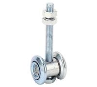 Ruota a rulli diatrack 38mm / 1,5 pollici, m10 in acciaio inossidabile 105 mm / 4,13 pollici di lunghezza totale rulli per porte scorrevoli per magazzino garage fienile