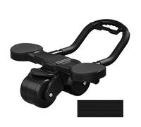 Ruota A Rullo AB - Roller Addominale | Ruota Di Rimbalzo Addominale, Esercizio Nucleo A Doppia Ruote Di Rimbalzo Automatico Con Supporto A Gomito, Attrezzature Di Allenamento Portatile Per Resistenza