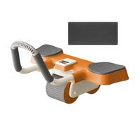 Ruota a rullo di nucleo, rullo di esercizio addominale | Rullo di esercizio della pancia di rimbalzo automatico - AB Attrezzatura di allenamento con timer per casa, viaggio, palestra