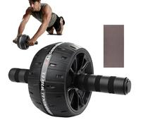 Ruota AB - rullo addominale con ginocchiera | attrezzaturaper il fitness per uomini donne, attrezzatura da palestra per la del core allenamento della