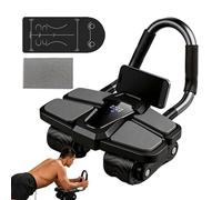 Ruota addominale Abs Roller Wheel | con supporto per gomito per allenamento | Ruota addominale con supporto per telefono integrato - per palestra casa appartamento camera studio camera camera