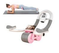 Ruota addominale automatica, ruota di fitness addominale per i muscoli del tronco, Con gli accessori di esercizio del titolare del telefono automatico, Accessori per esercizi e fitness, squadra