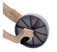 Ruota addominale - Rullo addominale silenzioso, rullo per esercizi di | Attrezzature per il fitness, Heavy Duty AB Attrezzature per il fitness, Ruote per l'allenamento della forza per principianti