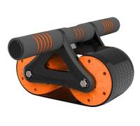 Ruota addominale， Ruota AB Roller for esercizi addominali, attrezzatura for l'allenamento del core con assistenza automatica al rimbalzo e resistenza(Orange)