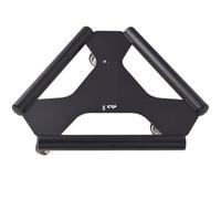 Ruota addominale， Ruota addominale triangolare, attrezzo riutilizzabile for l'allenamento for il fitness(Black)