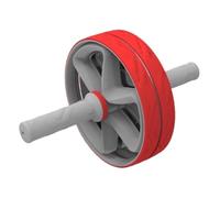 Ruota addominale， Ruota for addominali, allenamento a casa con rullo for, di forza del core, esercizi for palestra in(Rosso)