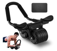 RUOTA ADDOMINALI AB ROLLER CON SUPPORTO GOMITI RIMBALZO AUTOMATICO ALLENAMENTO C