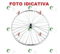 RUOTA ALLUMUNIO BICI BICICLETTA POSTERIORE 20 x 1,75 /1,90 MOZZO ACCIAIO