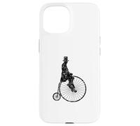 Ruota Alta (Nero Vintage) Biciclette Custodia per iPhone 15