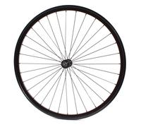 Ruota anteriore 28" KHE FIXIE nera cerchio CNC pista 1070g