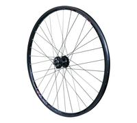 Ruota anteriore 6 fori mozzo a cassetta doppia parete raggi con occhielli Velox M640 Disc Shimano Disc M745 11-10-9V. Tubeless Ready 21C 32 Noir