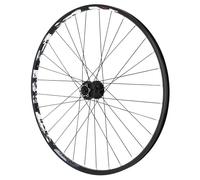 Ruota anteriore a doppia parete con occhiello per mozzo shimano 6 fori 32 raggi cerchio Velox Karma Disc Shimano M475 32 21C Noir