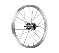 Ruota Anteriore Bici 16x1.75 Alluminio Silver Mozzo 100mm per Copertoncino