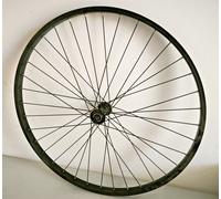 Ruota anteriore bicicletta mtb 27.5 alluminio nero mozzo alluminio c/ bloccaggio