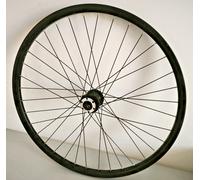 Ruota anteriore bicicletta mtb 27.5 alluminio nero mozzo alluminio freno a disco