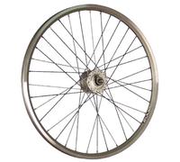 Ruota anteriore da 26 pollici ZAC2000 a doppia camera con dinamo al mozzo Shimano DH-C3000 argento