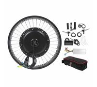 Ruota anteriore del kit di conversione della bici elettrica 48v 1500 W Motore senza spazzole ad alta potenza Schermata a colori a basso rumore in lega di alluminio per