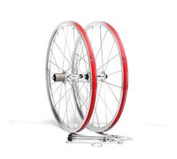 Ruota Anteriore E Posteriore Per Bici Pieghevole 20" 406 451 Set Di Ruote BMX Con Freno A Cerchione, 74/130mm QR, Cerchi A Doppia Parete In Alluminio, Cassetta A 8 9 10 11 Velocità(Silver,451)