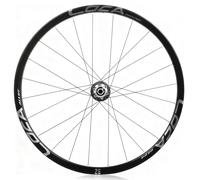 Ruota Anteriore For Bici Da Strada 700C Con Sgancio Rapido, Freno A Disco 9x100mm/10x135mm, Mozzi 24H For Cassetta A 8/9/10/11/12 Velocità(Titanium-Silver,Front)