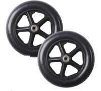 Ruota anteriore for sedia a rotelle, ruote for sedia a rotelle in PVC, ruote anteriori silenziose for sedia a rotelle, sedia a rotelle, parti di ricambio for ruote anteriori solide for sedia a rotelle
