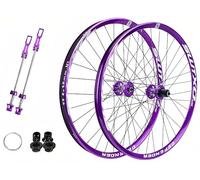 Ruota anteriore in lega di alluminio a 32 fori, 2 ruote posteriori, 4 cuscinetti, supporto for mozzo libero a 6 griffe, 7/8/9/10/11/12 velocità(A,26in)