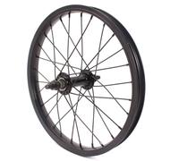 Ruota anteriore KHE ARSENIC 16" - Anodizzata nera, cerchio 28 mm, asse 10 mm