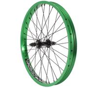 Ruota anteriore KHE PRISM 20" BMX - Asse 10 mm, cerchio 38 mm, verde anodizzato