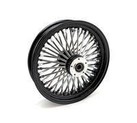 Ruota anteriore MCS Radial 48 raggi grassi 3,50 x 16 DF nera. TUV