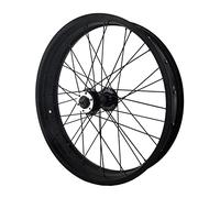 Ruota Anteriore per Bici Fat 20 x 4.0 Pollici - Cerchio in Lega con Freno a Disco Compatibile con Beach Cruiser, Bici da Neve, E-Bike 20x4 - Mozzo 135mm