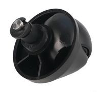 Ruota anteriore per robot aspirapolvere Dreame D9/L20/L10s/X40/X30/D10s Pro e per robot aspirapolvere MOVA L300/L600, nero (1 confezione)