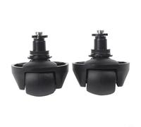 Ruota anteriore per robot aspirapolvere Dreame D9/L20/L10s/X40/X30/D10s Pro e per robot aspirapolvere MOVA L300/L600, nero (confezione da 2)