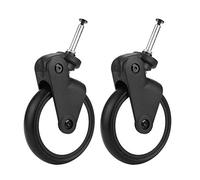 Ruota Anteriore/Posteriore per passeggino Sostituzione Ruote passeggino Gomma da Cancellare Accessori Yoya Vovo Carrozzina (1 Pair Front)