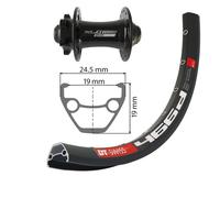 Xlc Ruota Anteriore Da Mtb Dt Swiss 466d Evo 27.5´´ 6b Disc