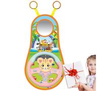 Ruota 'Auto simulata, Volante per sedili per Auto -360 -Degree -Ruota del Volante per sedili per Auto per Bambini -Il Volante per Calibro autoseatico con Musica, Controller di Guida simulato per b